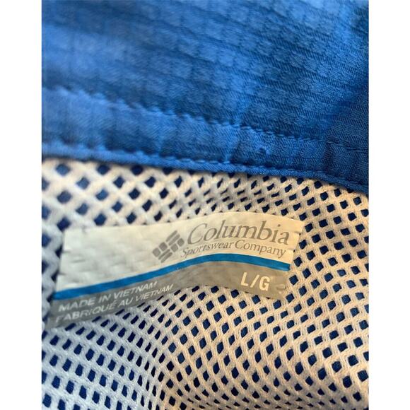 Columbia PFG Vented Fishing Gear Long Sleeve Button Up Omni Shade Men Size Large - Picture 7 of 8